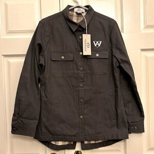 Vantage Women’s Canvas Jacket, Size Medium. Dark Gray. NWT.